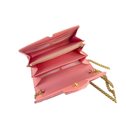 Gucci Azalea Diagonal Enamel Wallet On Chain