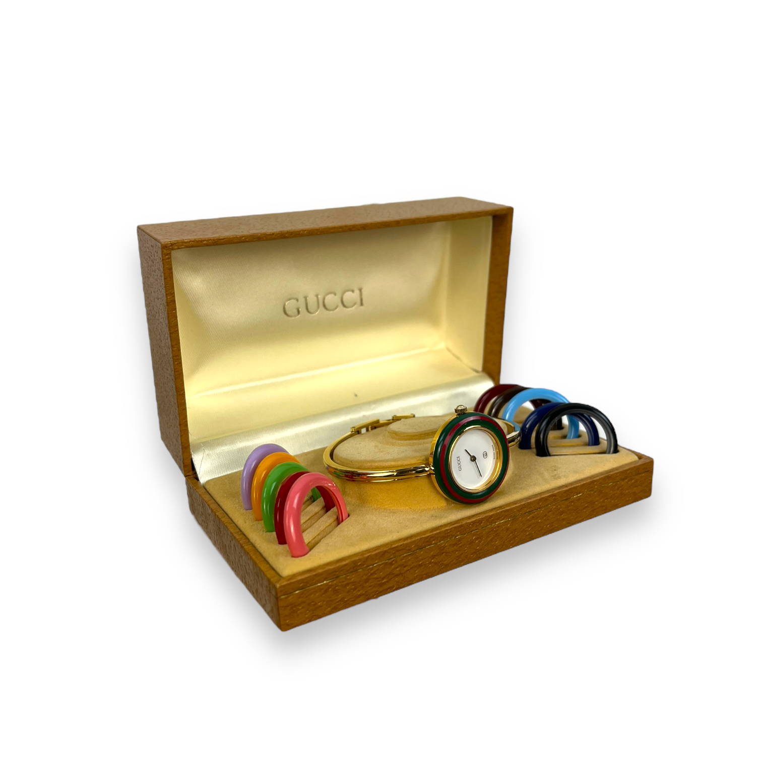 Gucci Watch Color Rings Vintage Gucci Color Changing Bezel Watch – The Luxury Exchange PDX