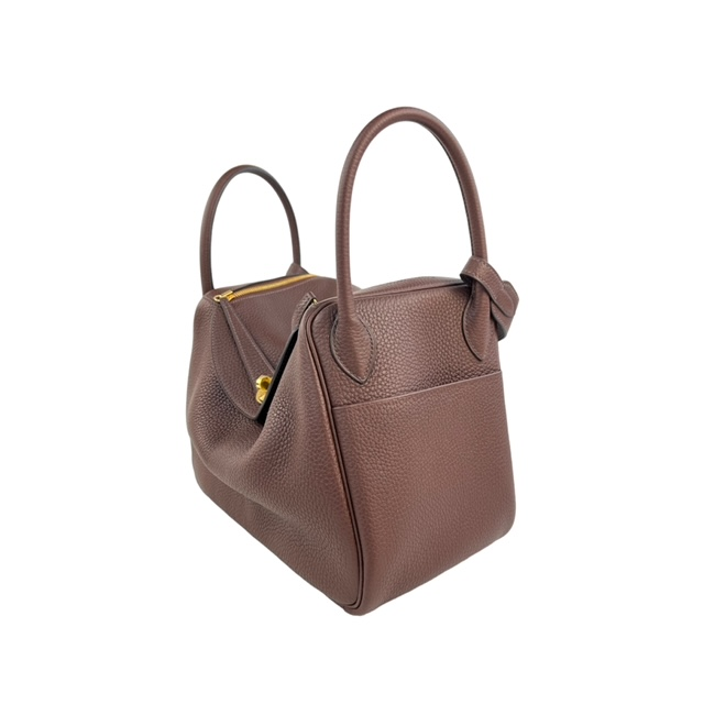 Hermès Lindy 30 Rouge H Clemence