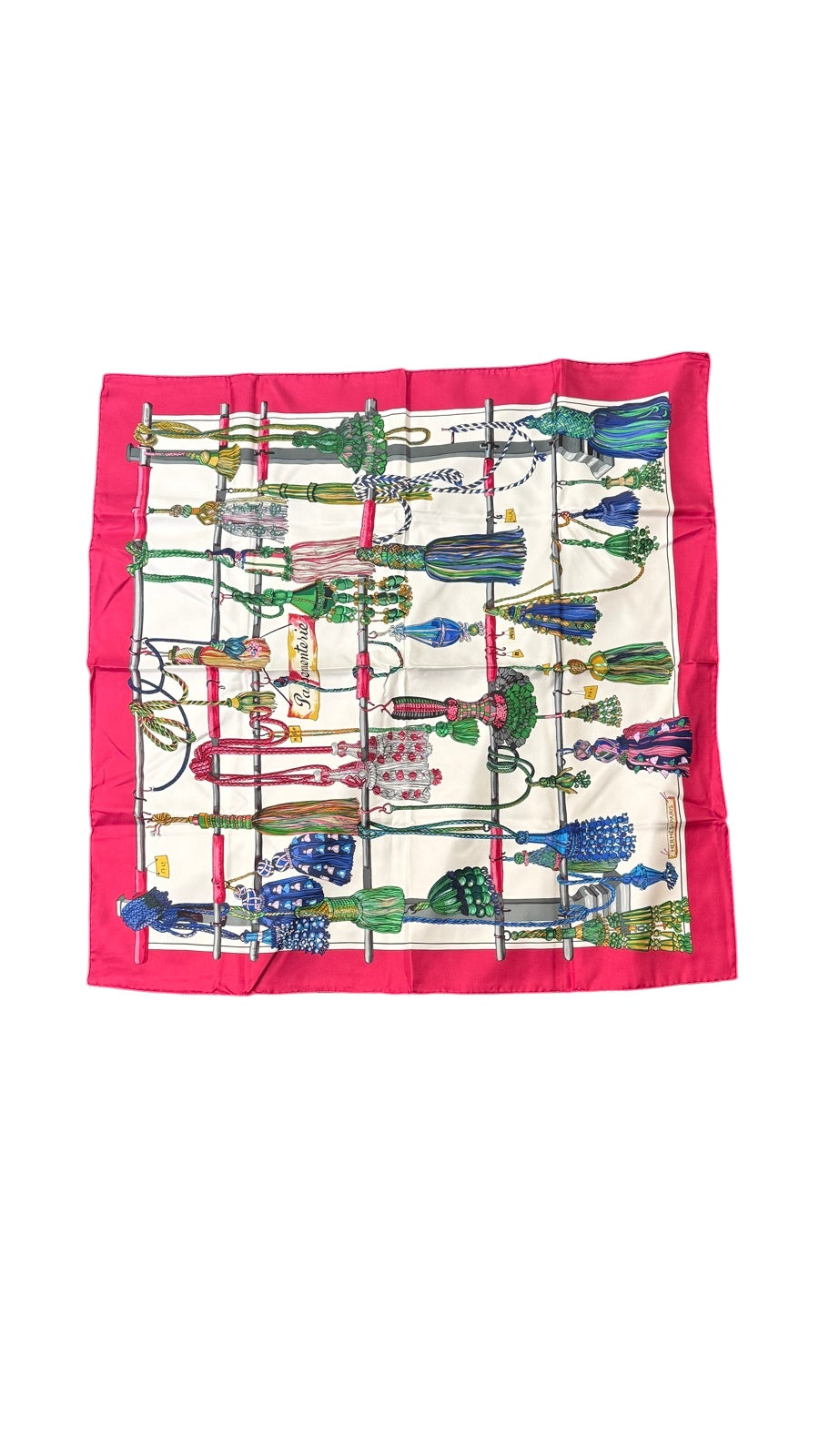 Hermes Passementerie Silk Scarf