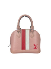Louis Vuitton Alma BB Epi Leather Pink with Red and White Stripes