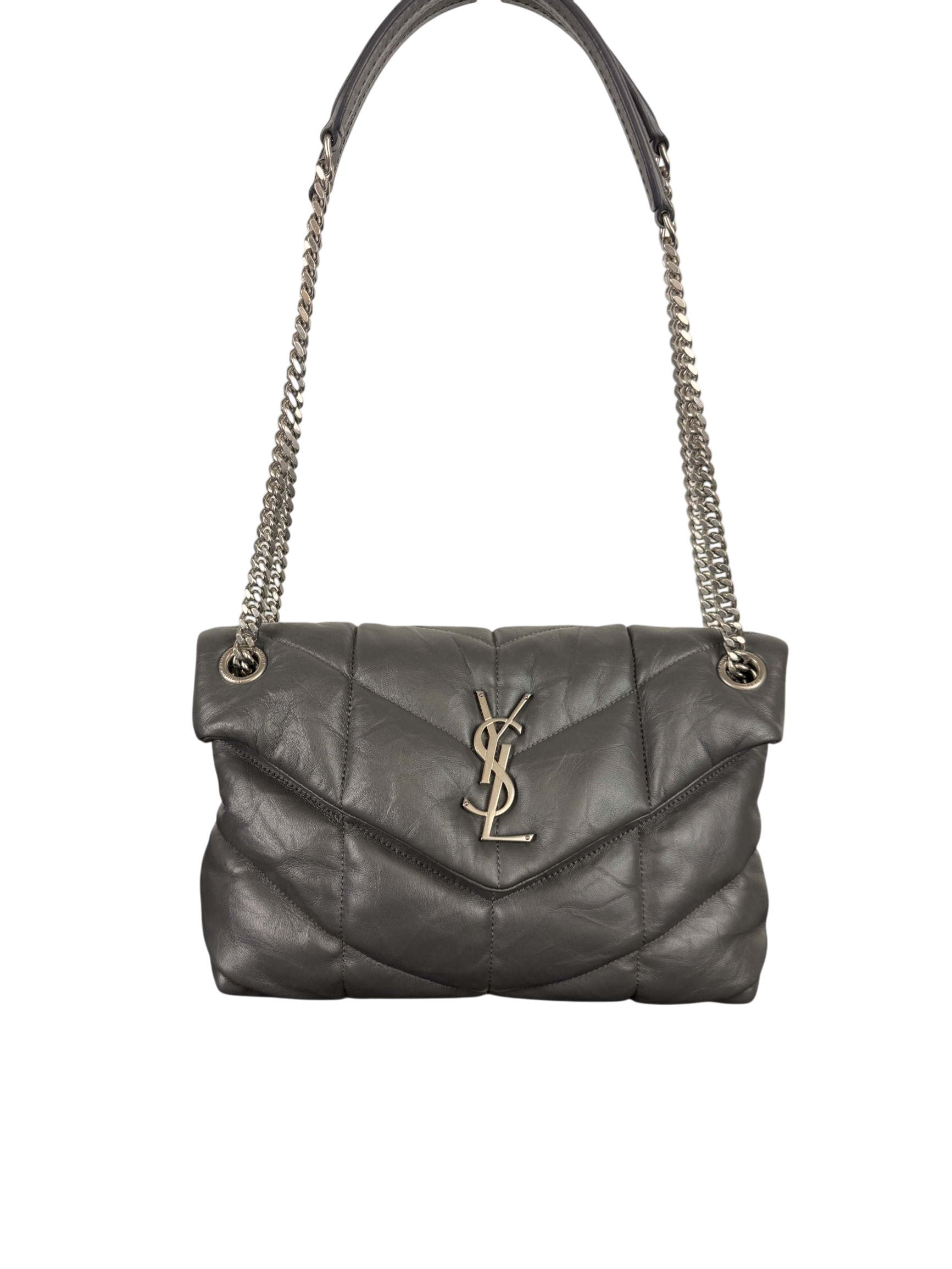 Yves Saint Laurent Loulou Puffer Medium Quilted Leather Shoulder Bag