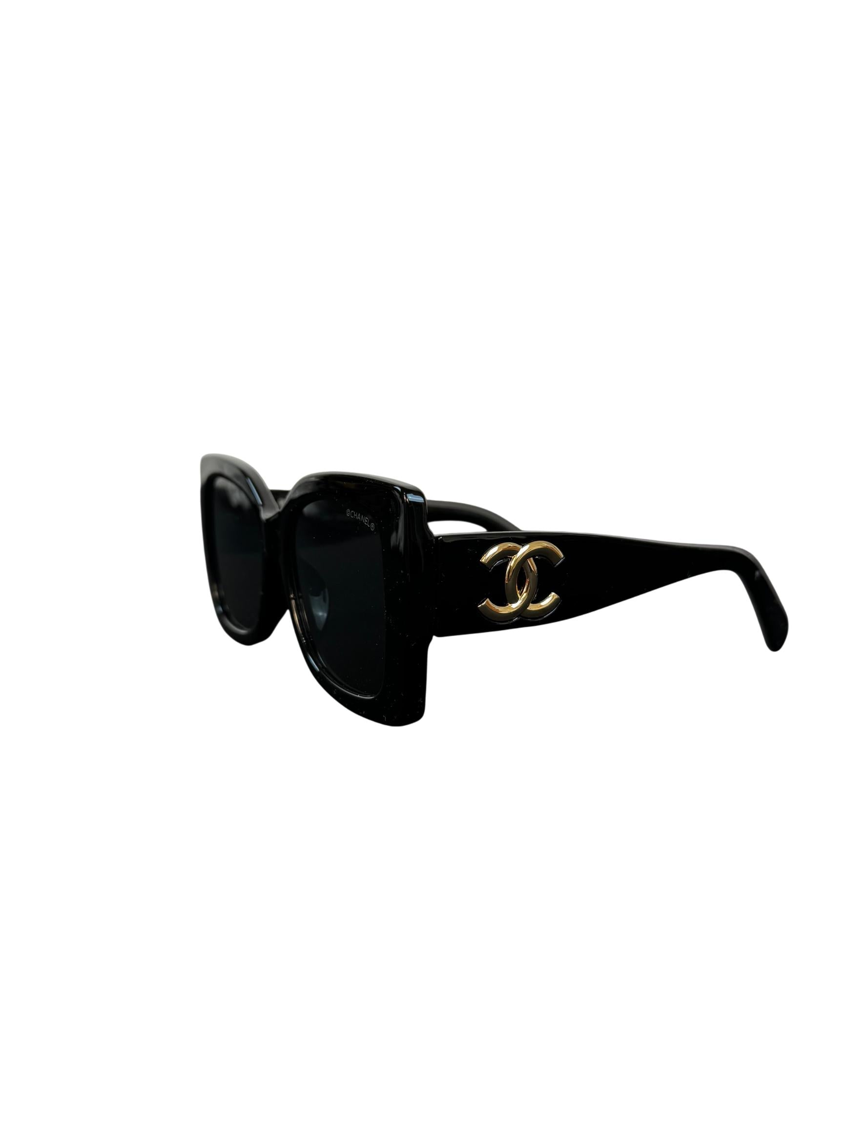 CHANEL Rectangle Sunglasses
