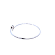 Tiffany & Co. Two Tone Love Knot Bangle Bracelet