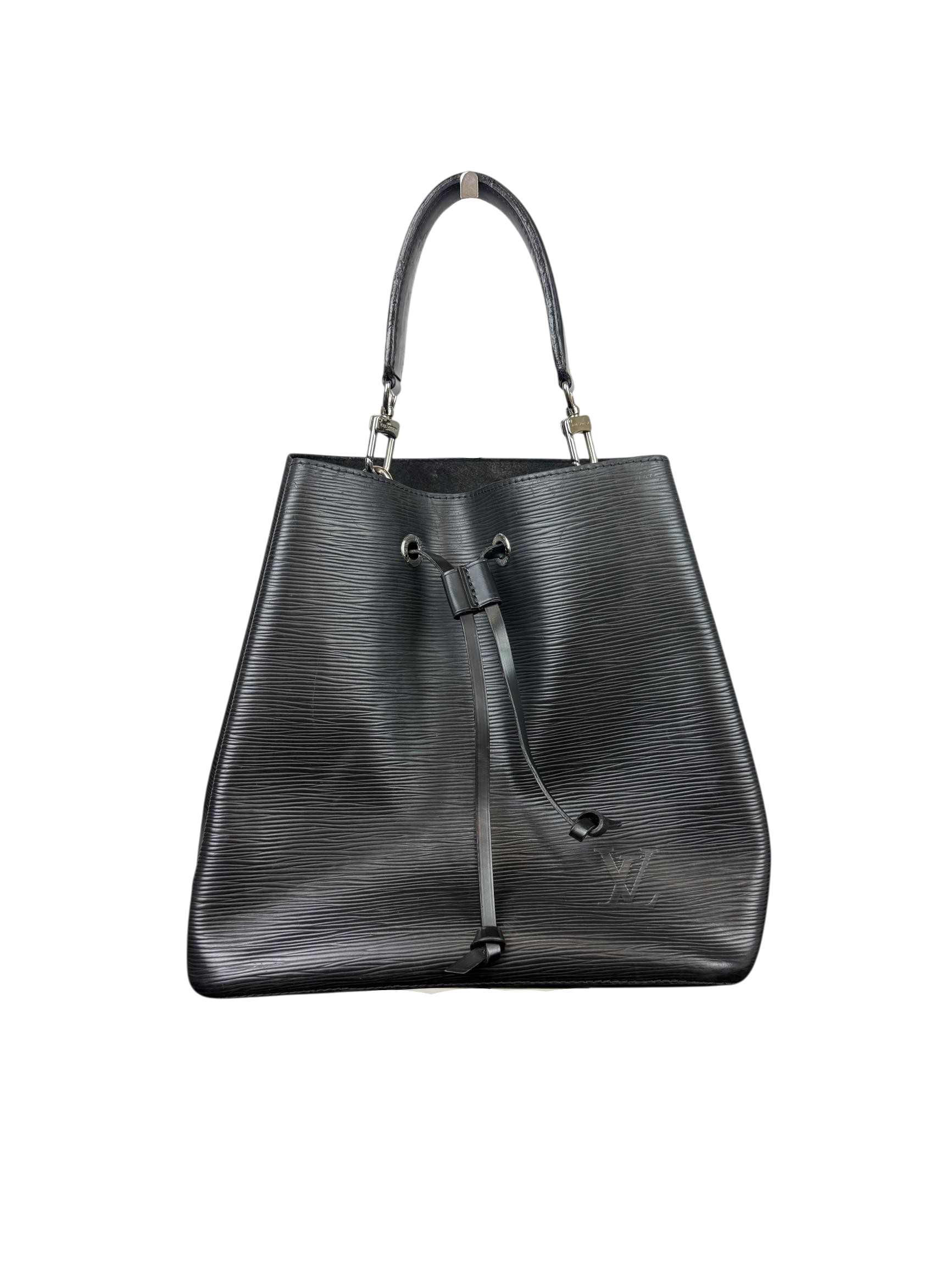 Louis Vuitton Epi NeoNoe MM Black Leather Handbag