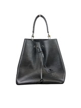 Louis Vuitton Epi NeoNoe MM Black Leather Handbag