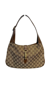 Gucci Jackie GG Brown Shoulder Bag