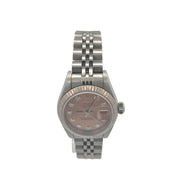 Rolex Datejust Lady 26mm , Diamond Dial, Jubilee Bracelet Stainless Steel Pink Dial 69174
