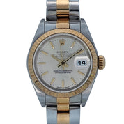 Rolex Oyster Perpetual Datejust 26mm 18K/SS 2002 Champagne Dial 79173