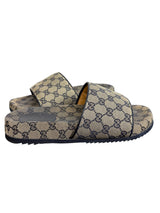 Gucci GG Monogram Canvas Slide Sandals