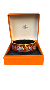 Hermès Vintage Enamel Bangle Bracelet