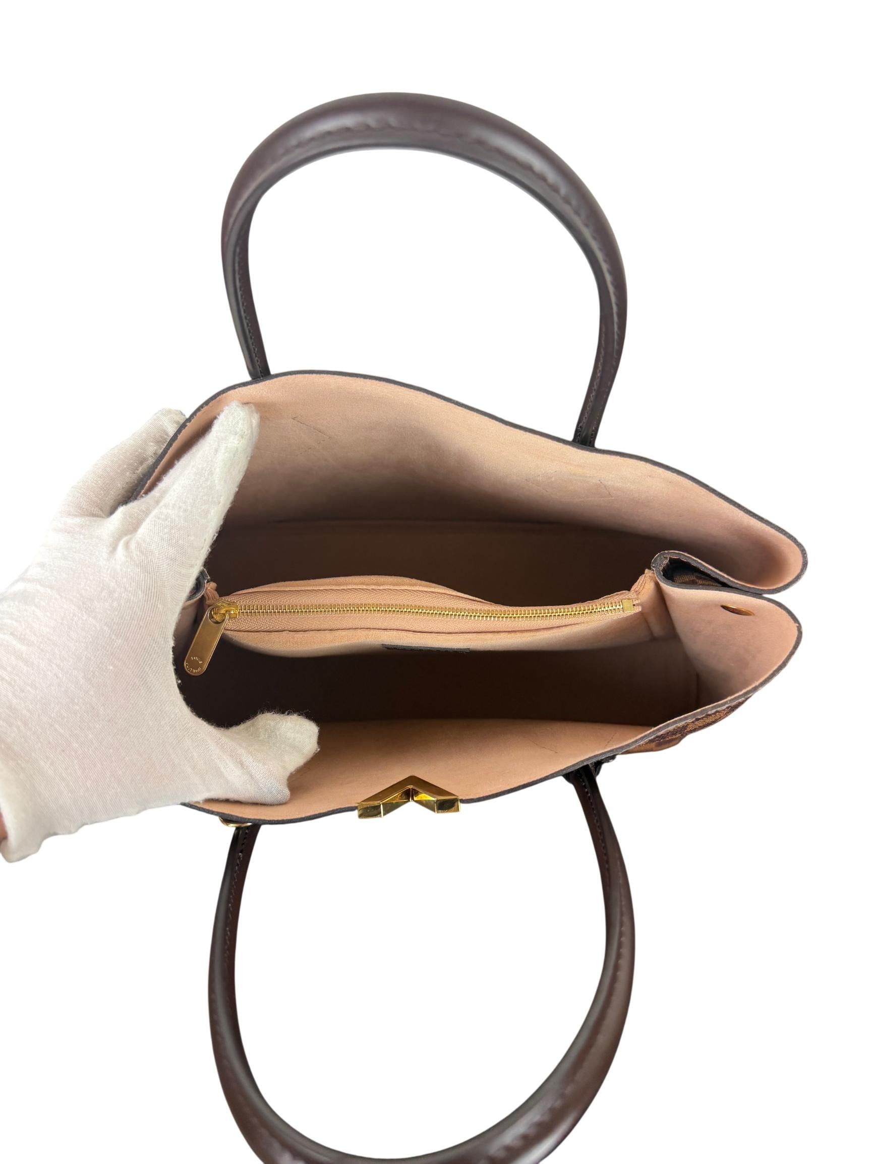 Louis Vuitton Kensington Damier Ebene Tote Bag