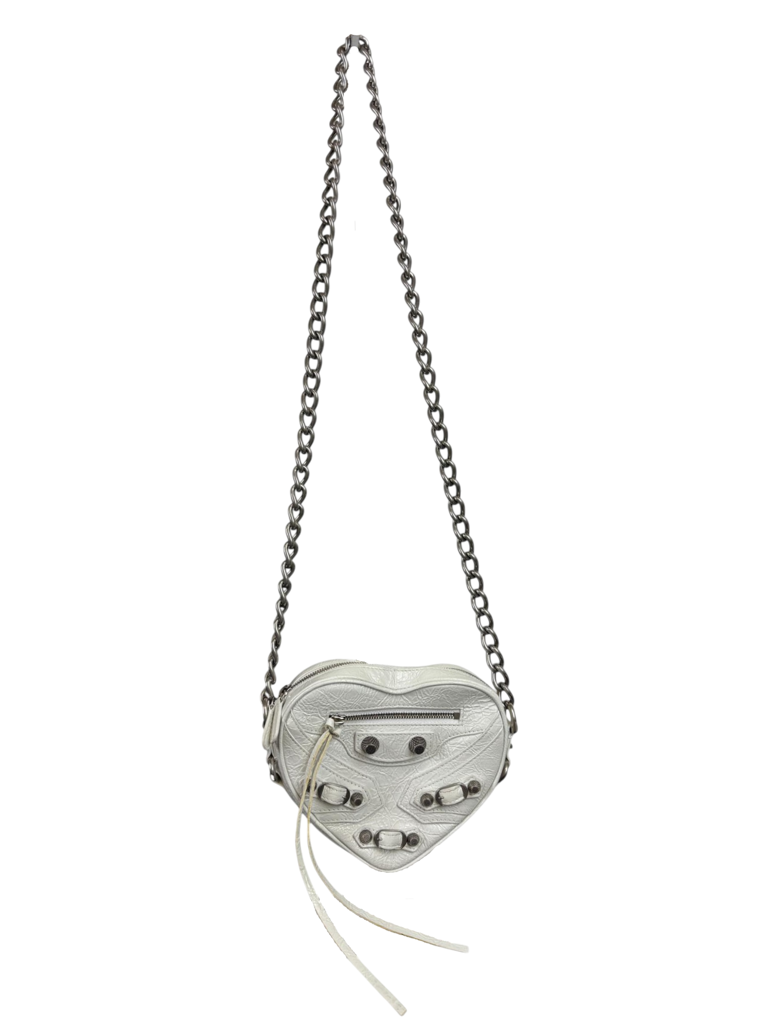 Balenciaga Le Cagole Mini Heart Shaped Crossbody Bag