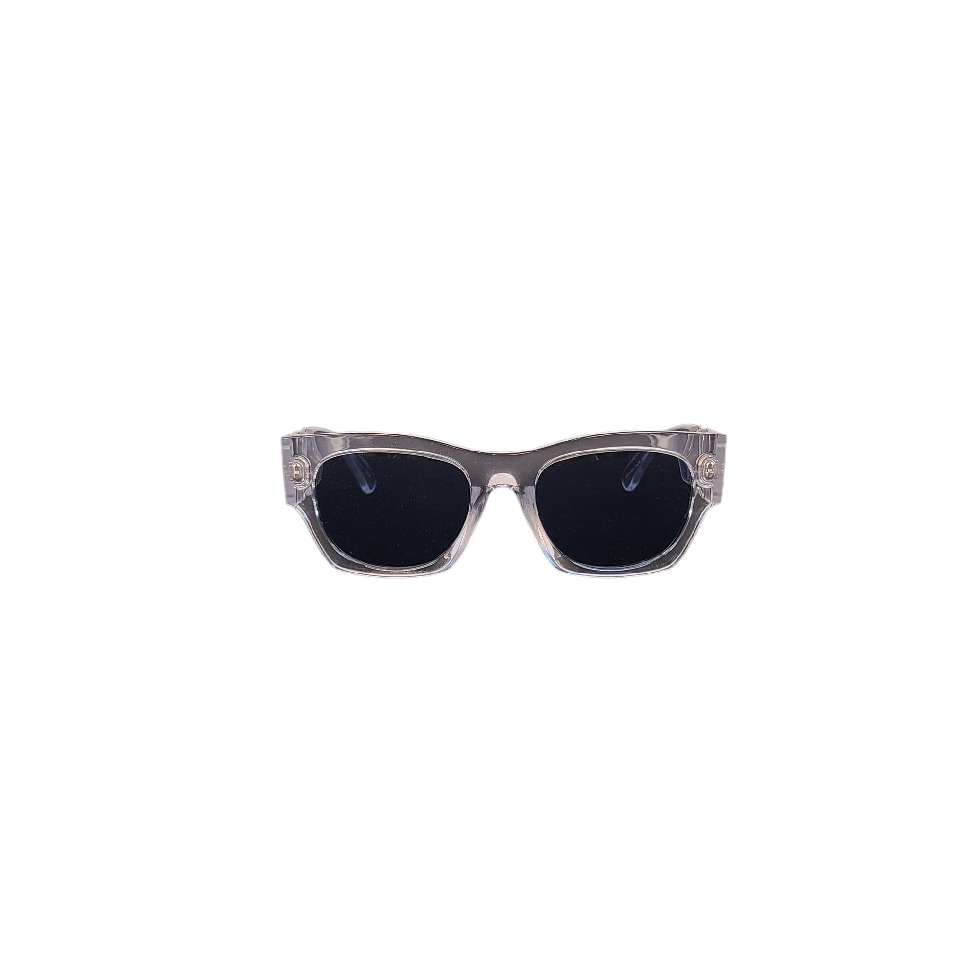 Versace Clear Square Sunglasses
