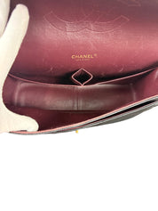 Chanel Black Quilted Caviar Maxi Classic Double Flap Bag with Gold Hardware