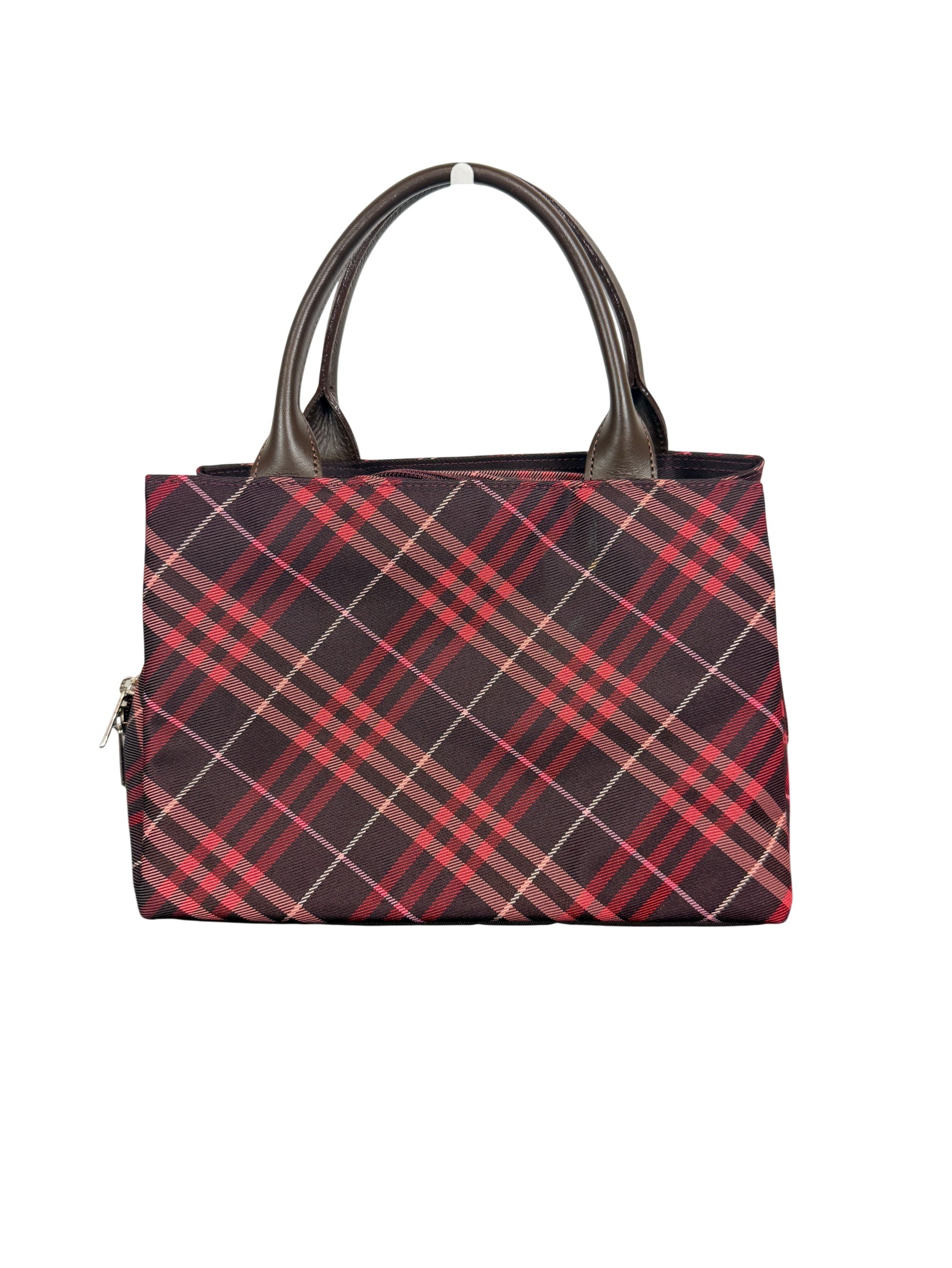 Burberry Blue Label Plaid Tote Bag
