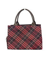 Burberry Blue Label Plaid Tote Bag