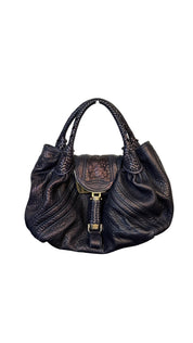 Fendi Spy Leather Hobo Bag