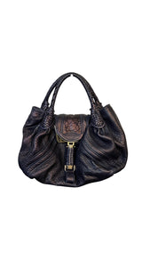 Fendi Spy Leather Hobo Bag