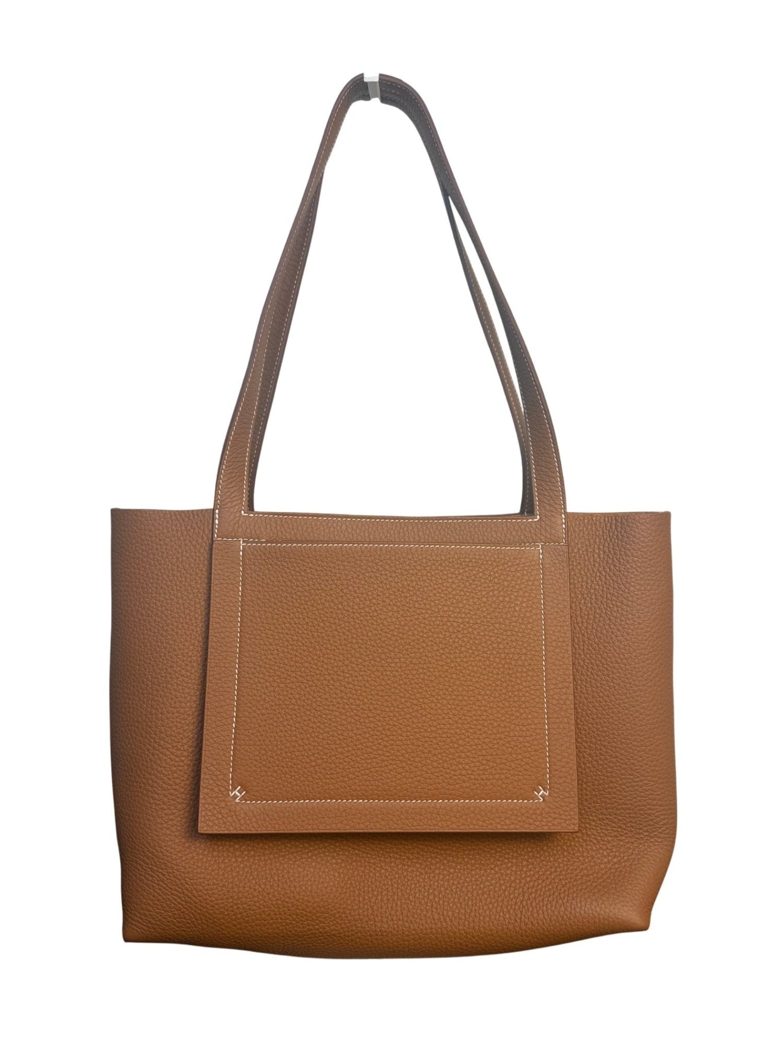 Hermès Cabasellier 31 Brown Barenia Faubourg Leather Tote Bag