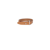 Hermès Nigel Leather Bracelet in Brown with Silver Hardware