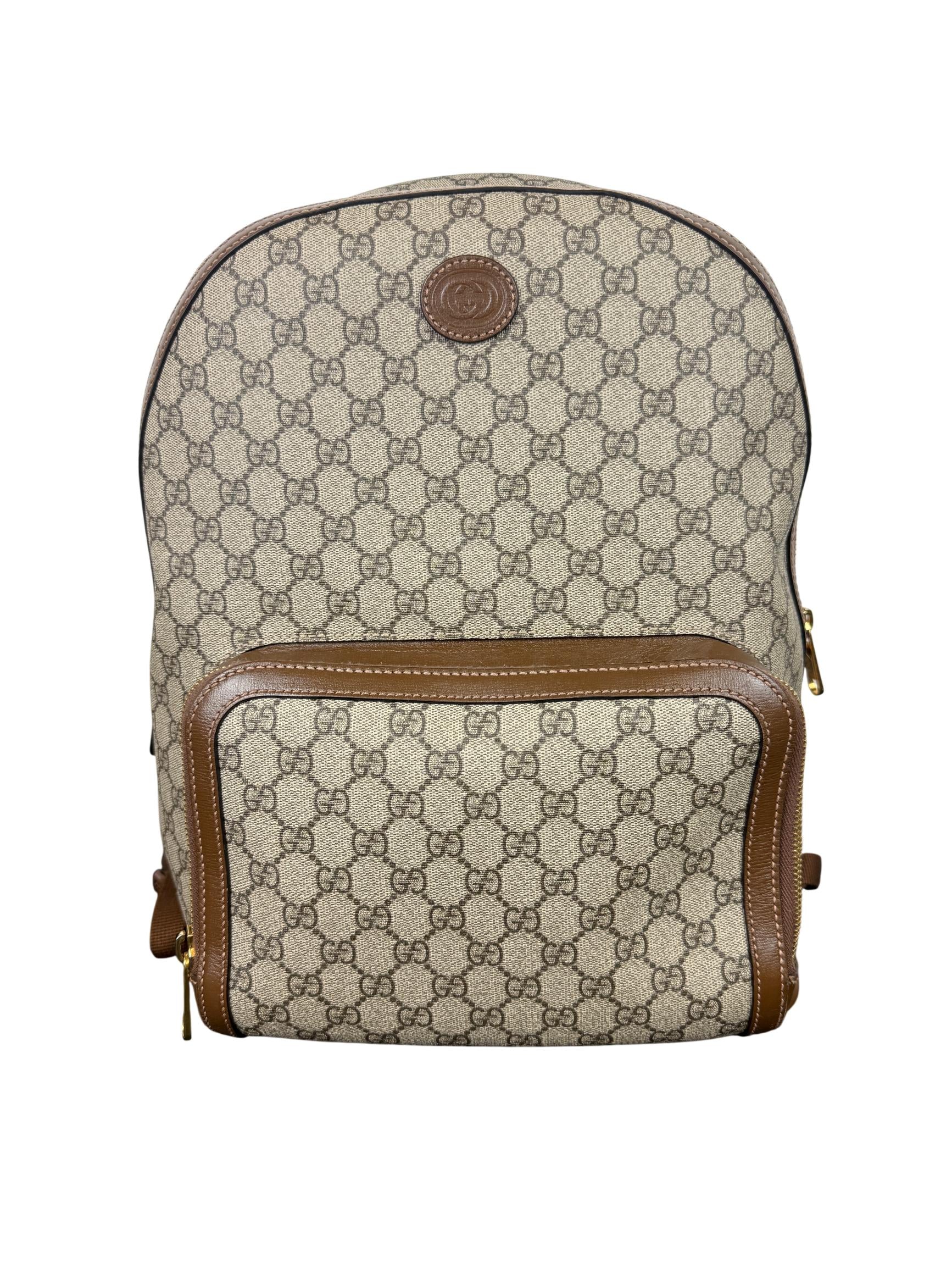 Gucci GG Supreme Canvas Backpack