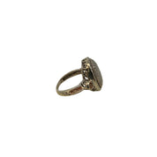 10K White Gold 1.08 CTW Pave Diamond Ring
