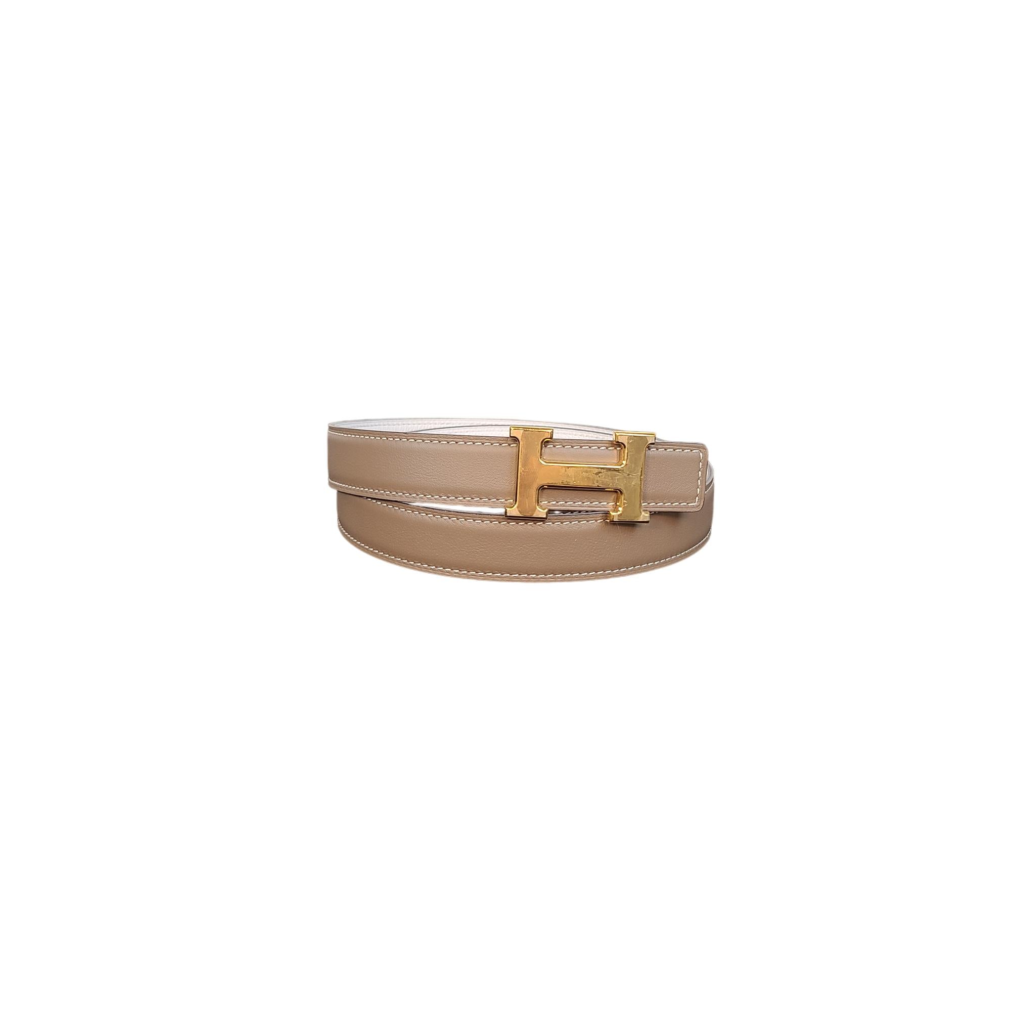 Hermès Constance 24mm Leather Reversible Belt
