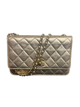 Chanel Classic Lambskin Rose Gold Wallet On Chain