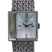 Baume & Mercier 14KWG Rectangle dial Vintage Watch