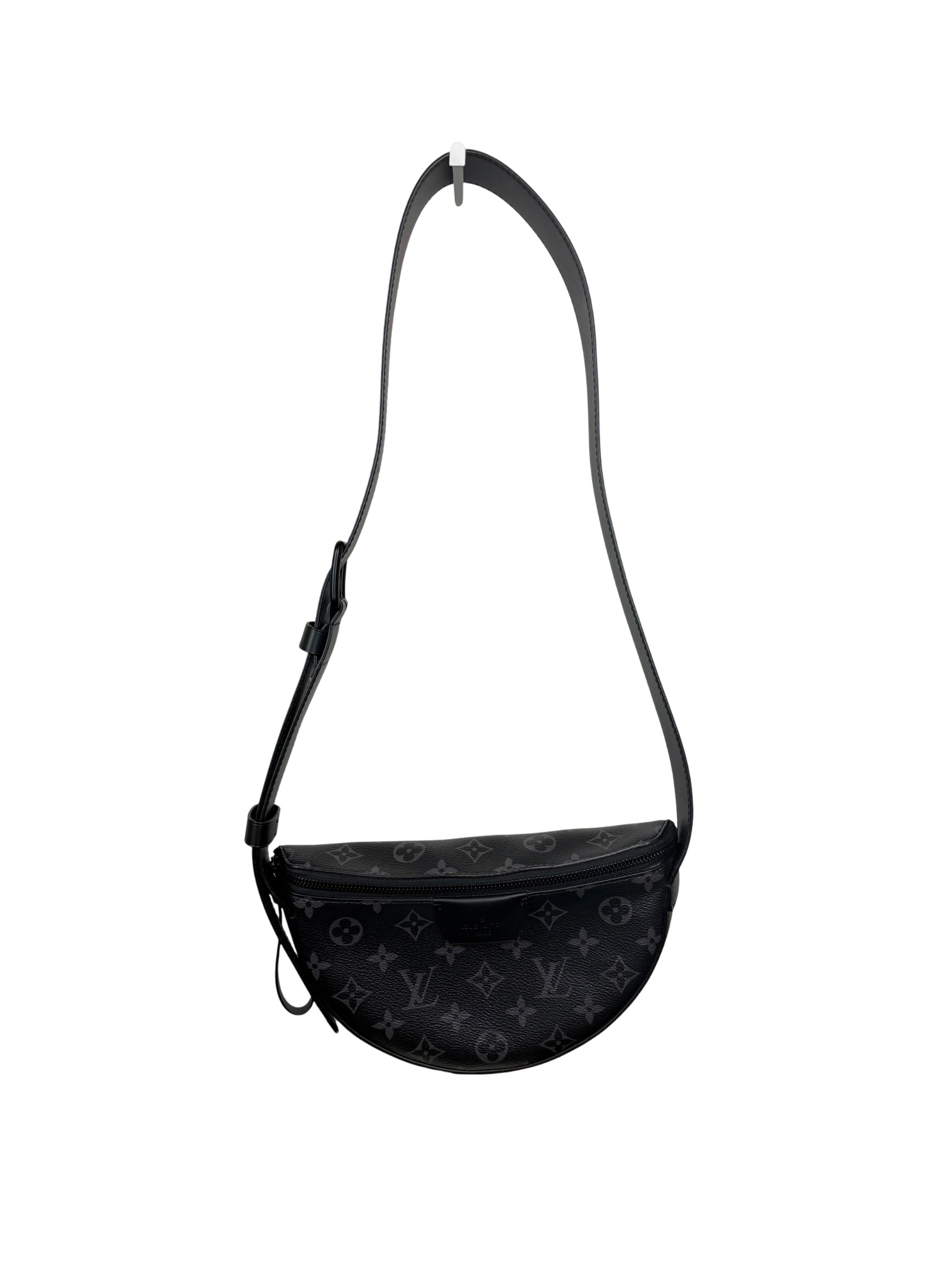 Louis Vuitton Monogram Eclipse Black Saddle Bag