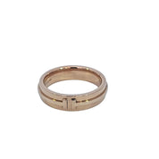 Tiffany & Co. "T" Wide Ring in 18k Rose Gold