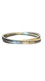 Tiffany & Co. 1837 Interlocking Sterling Silver Bangles Set (2)