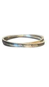 Tiffany & Co. 1837 Interlocking Sterling Silver Bangles Set (2)