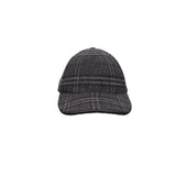 Burberry Wool Cashmere Check Baseball Cap