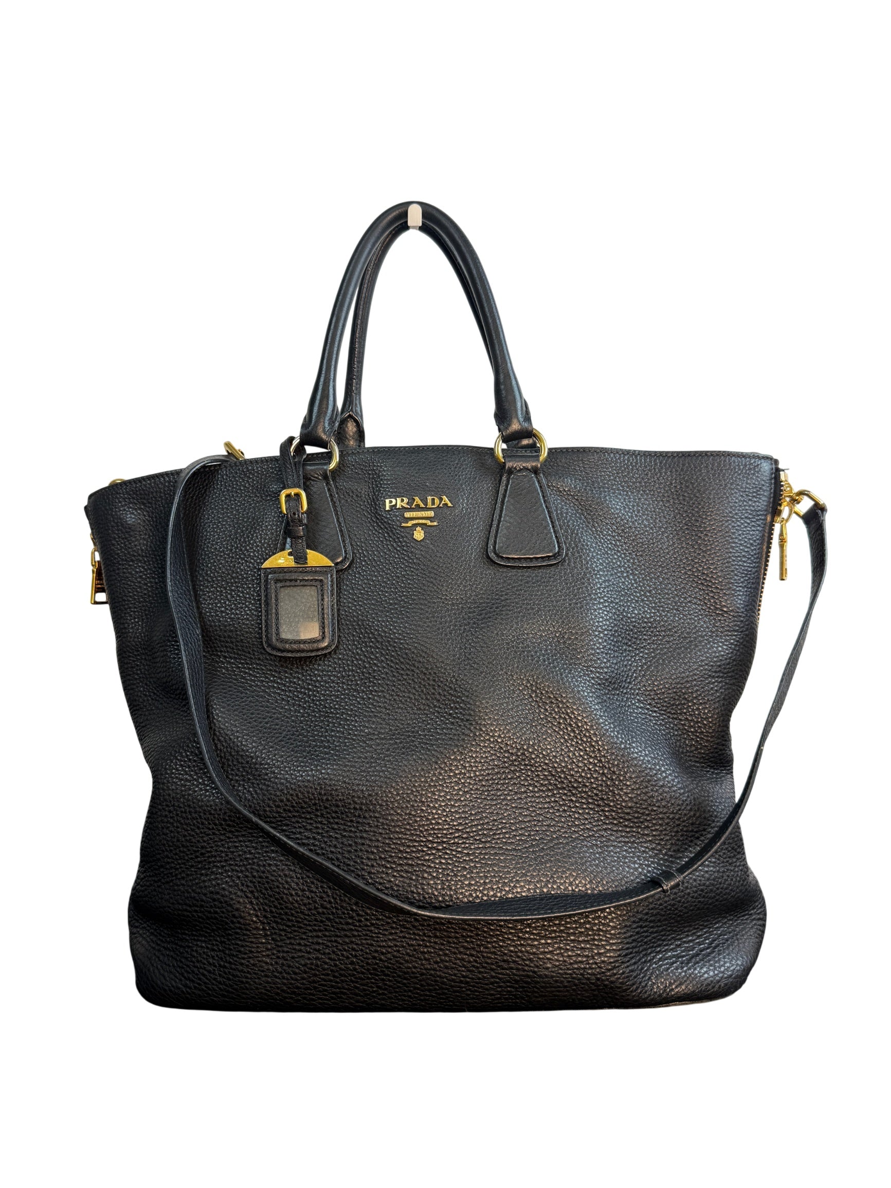 Prada Vitello Daino Leather Tote Bag