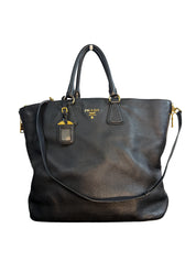 Prada Vitello Daino Leather Tote Bag
