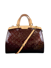 Louis Vuitton Monogram Vernis Amarante Brea GM Handbag
