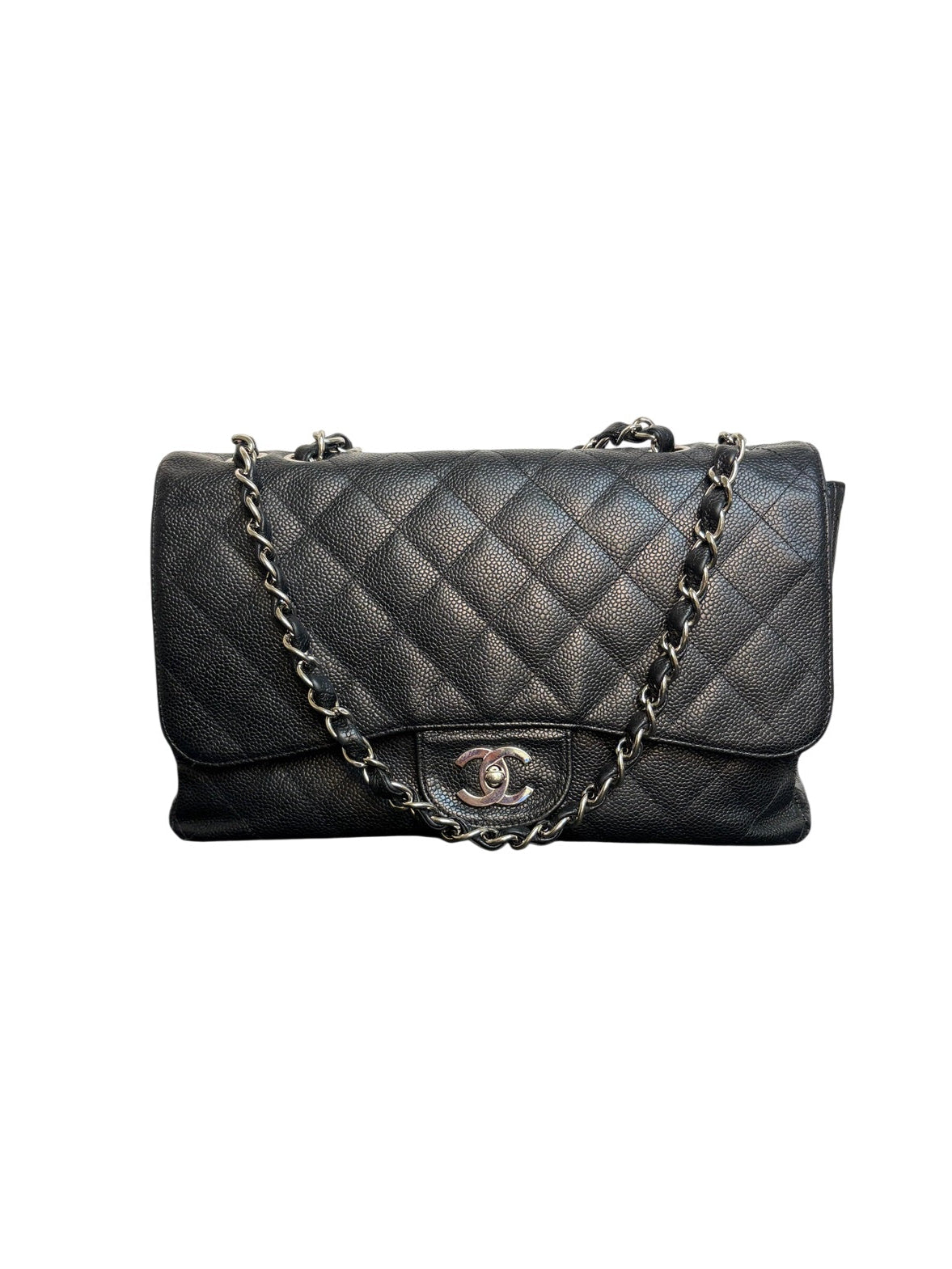 Chanel Classic Flap Bag Black Caviar