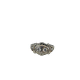 Diamond Ring, LDS RG 4DIAS .52CTW, 3.8g 14k White Gold