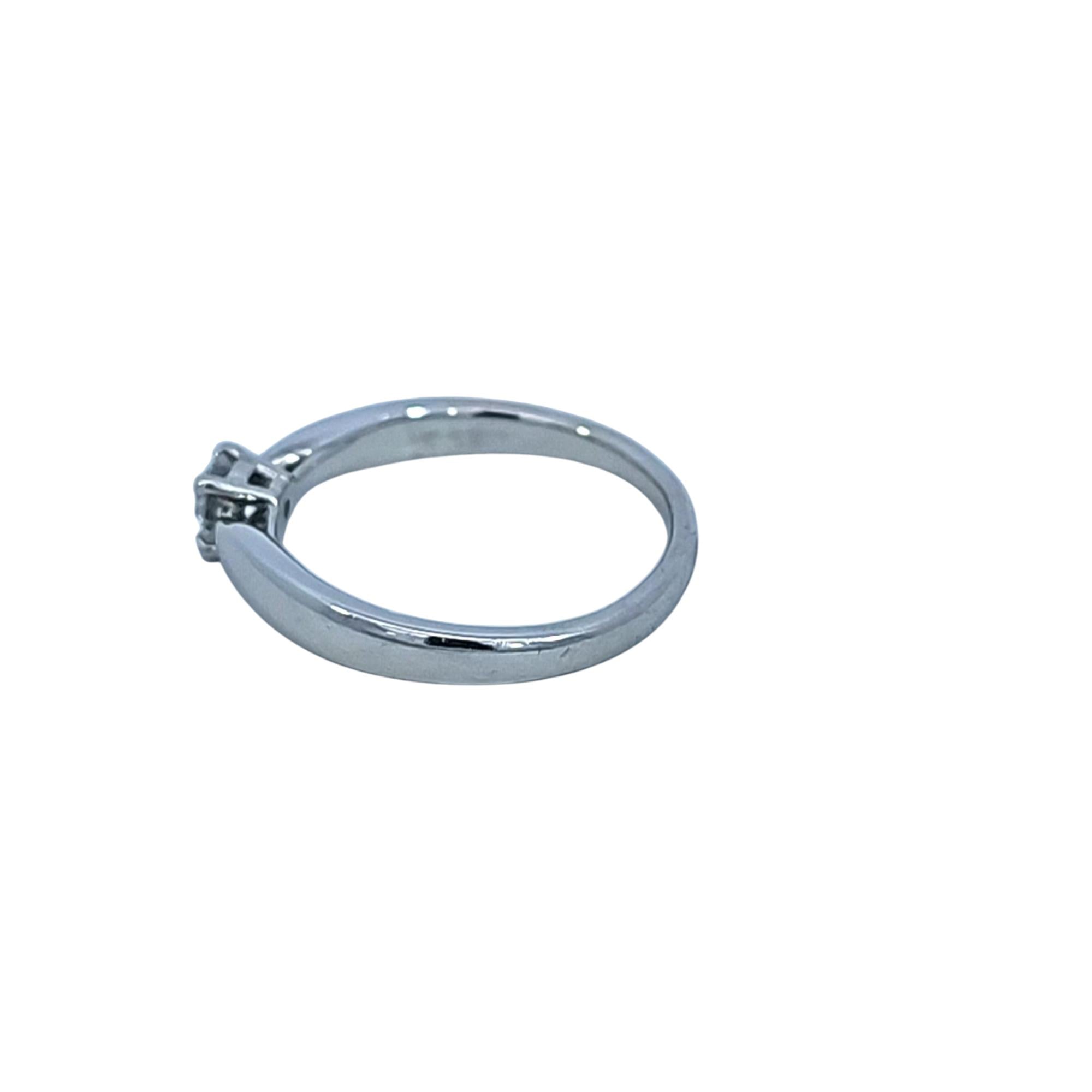 Tiffany & Co. Harmony Platinum .17 Carat Diamond Ring