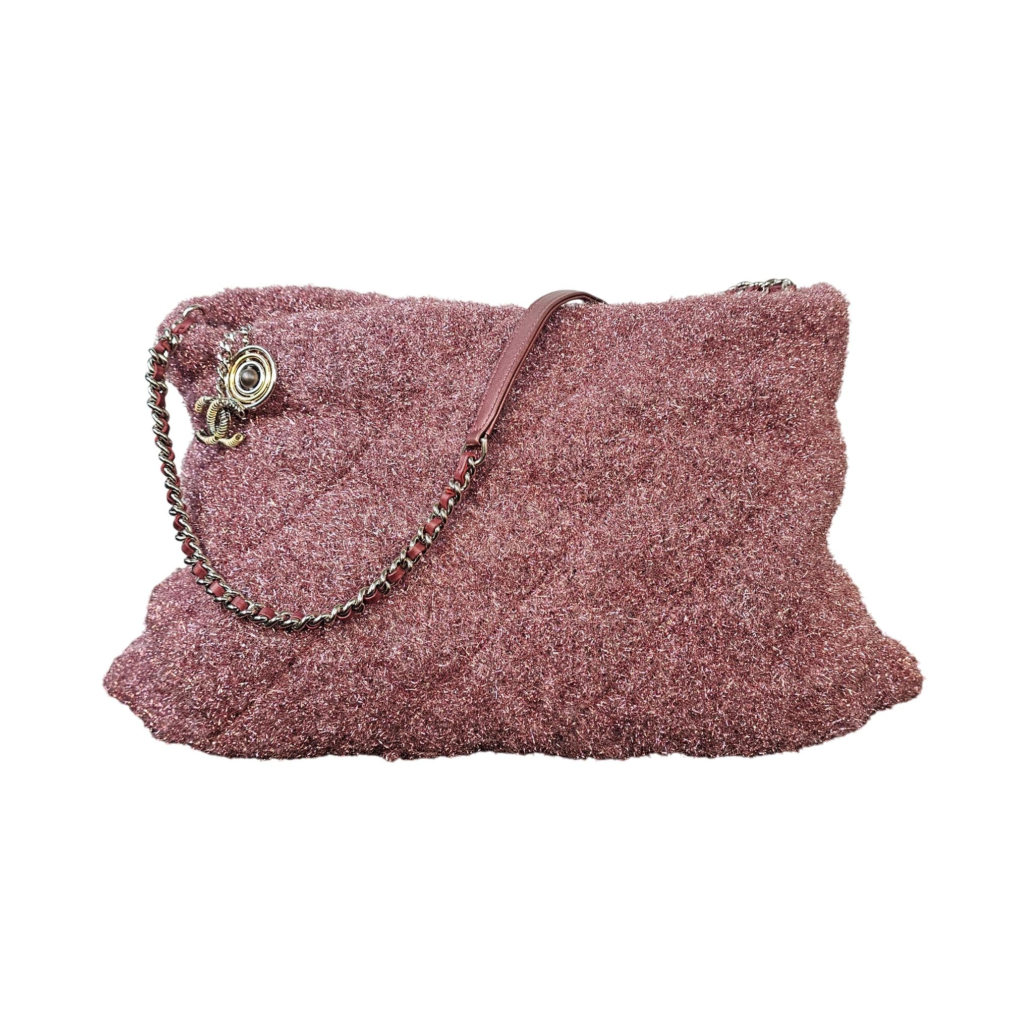 Chanel Pluto Glitter Shopping tote