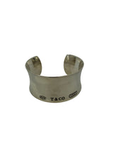 1837 Wide Band Cuff Bracelet Sterling Silver AG Tiffany & Co. 925