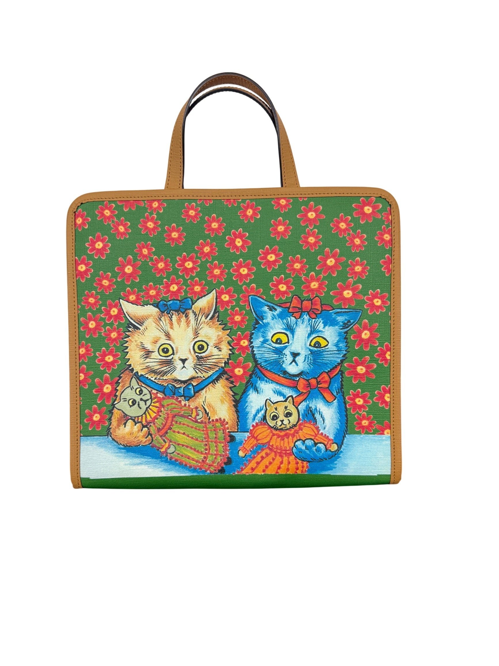 Gucci Children's Kitten Print Tote Bag