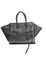 Celine Luggage Phantom Medium Leather Tote Bag