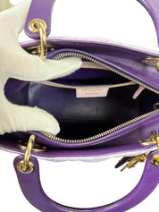 Christian Dior Lady Dior Medium Lambskin Handbag