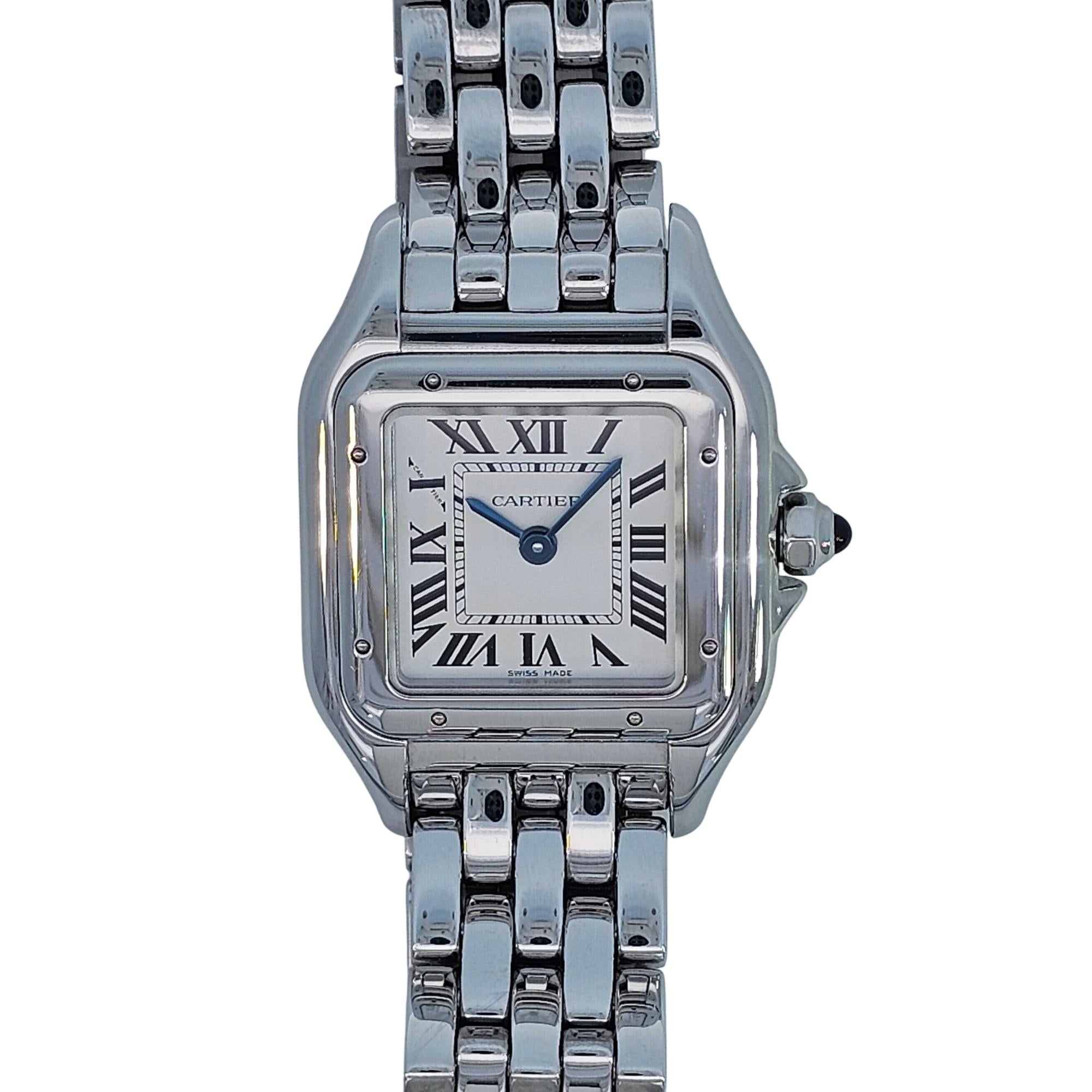 Cartier Panthère de Cartier 22mm SS 2021 White Dial WSPN0006
