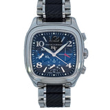 David Yurman Belmont Chronograph 42mm SS Black Dial T305-CST