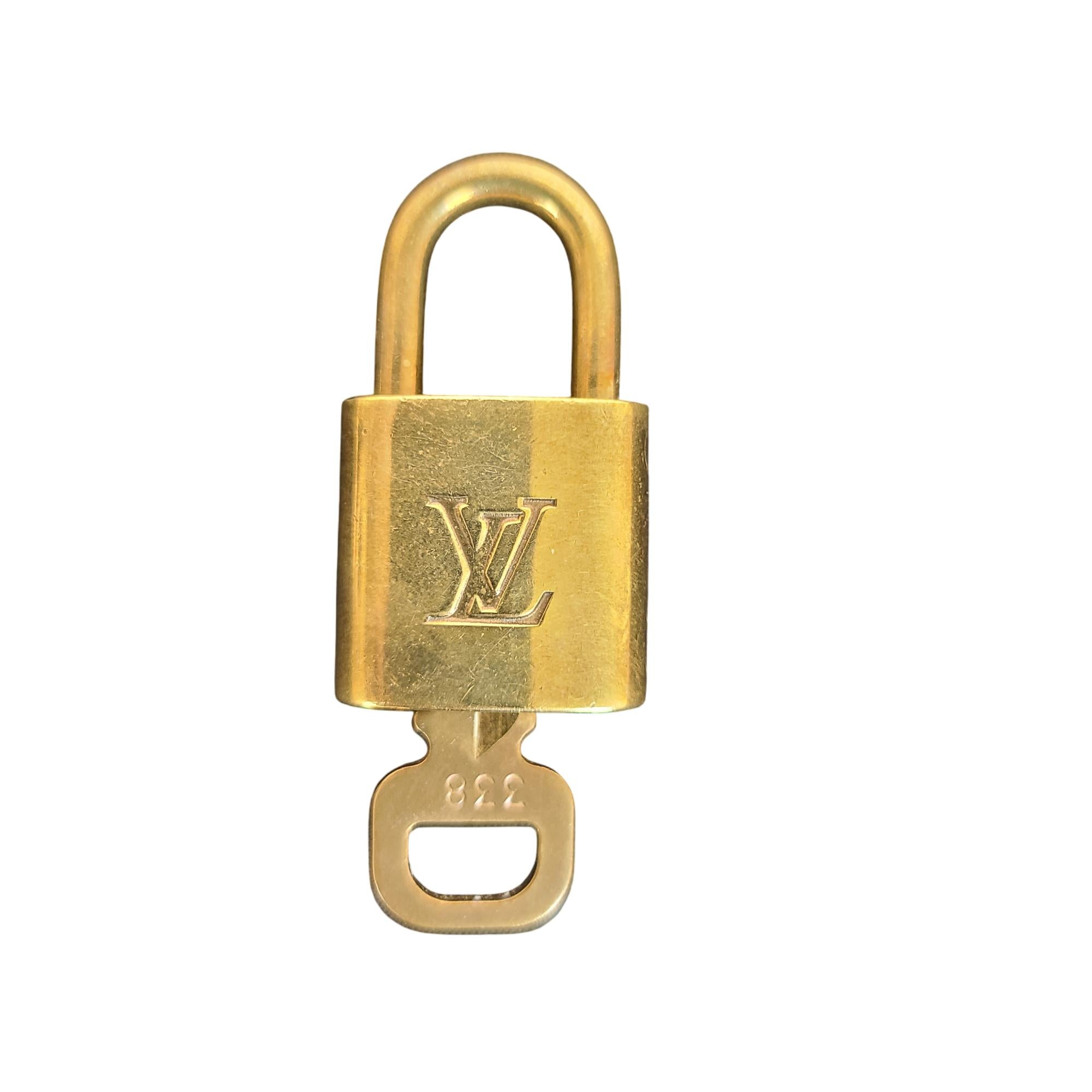 Louis Vuitton Brass Padlock #338