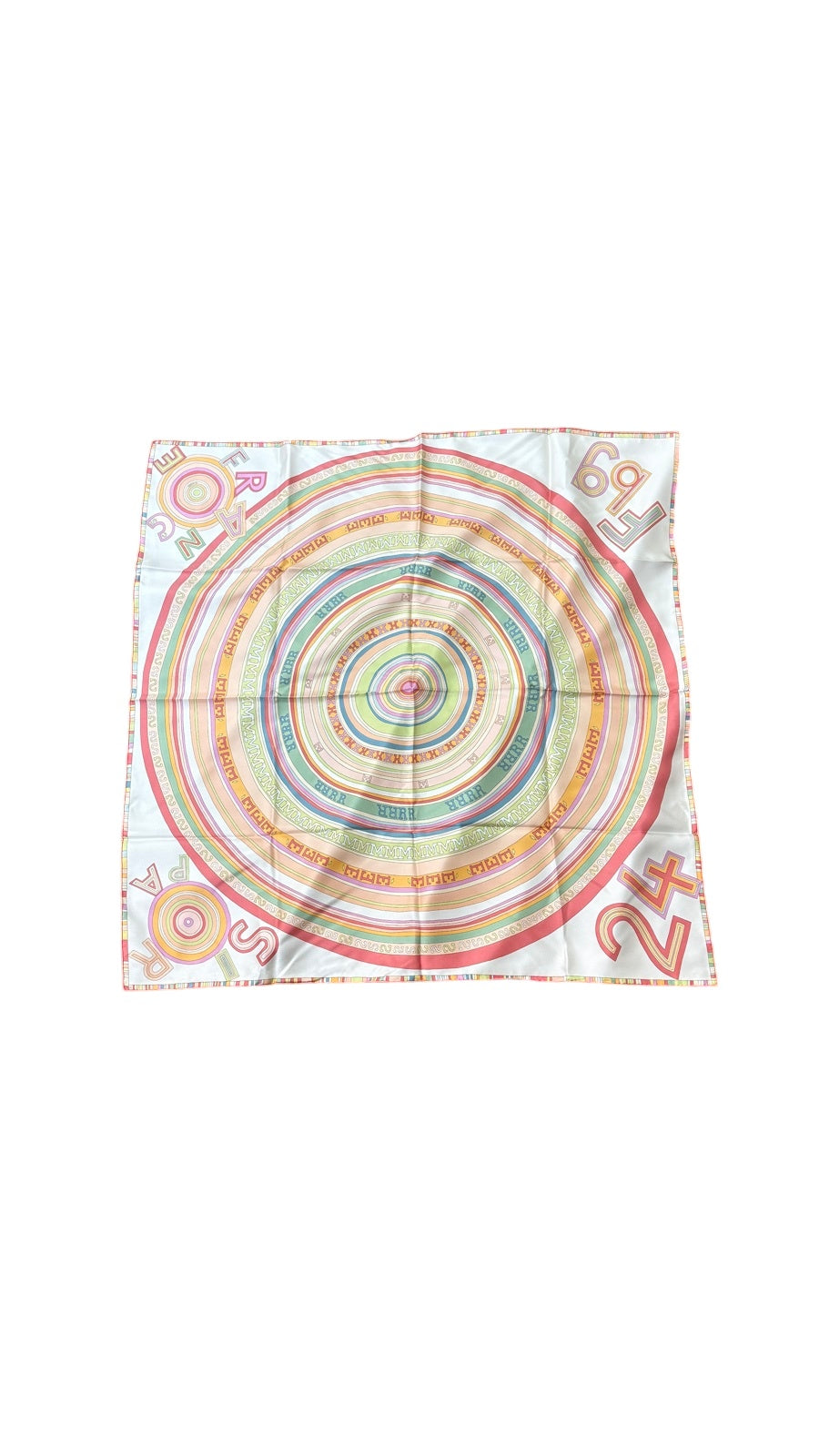 Hermes Tohu Bohu Silk Scarf